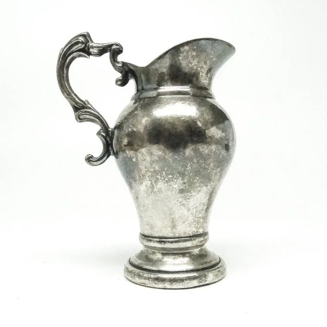 Metal Biedermeier Olive Jug by Fraget, Poland For Sale - Image 7 of 7