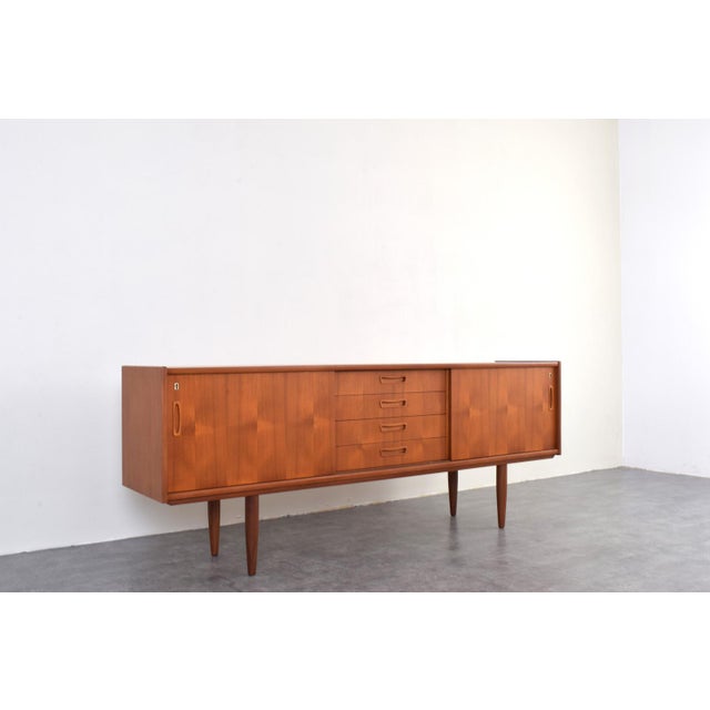 Mid-Century Modern Danish Teak Sideboard, 1960s For Sale - Image 9 of 18
