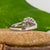 Green Gia Certified Alexandrite Ring With Natural Diamond Accents: Solid 14k Dual Gold, Size 6.75 For Sale - Image 8 of 10