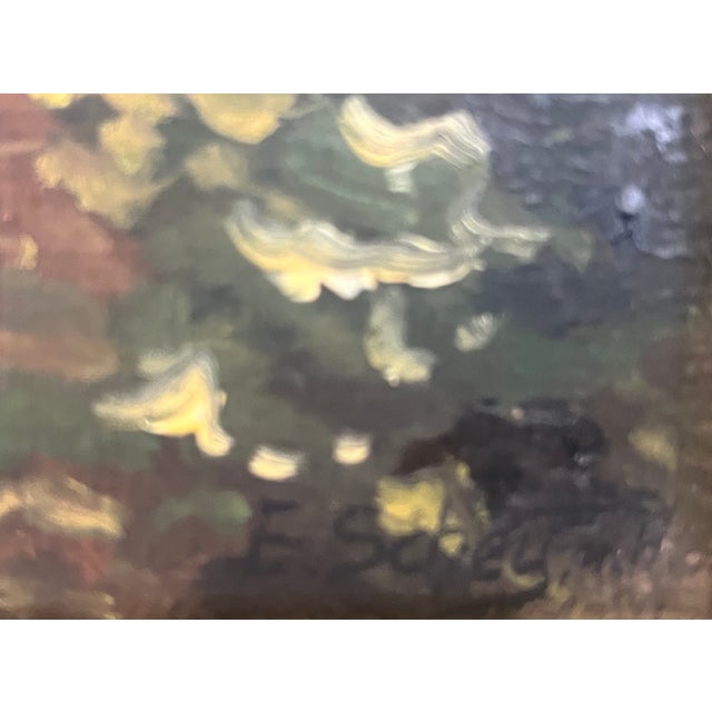 Vintage Oil on Board Signed by Artist For Sale - Image 13 of 14