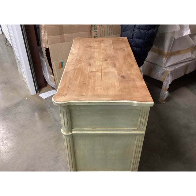 French French Louis XVI-style Painted Chest of Drawers For Sale - Image 3 of 11