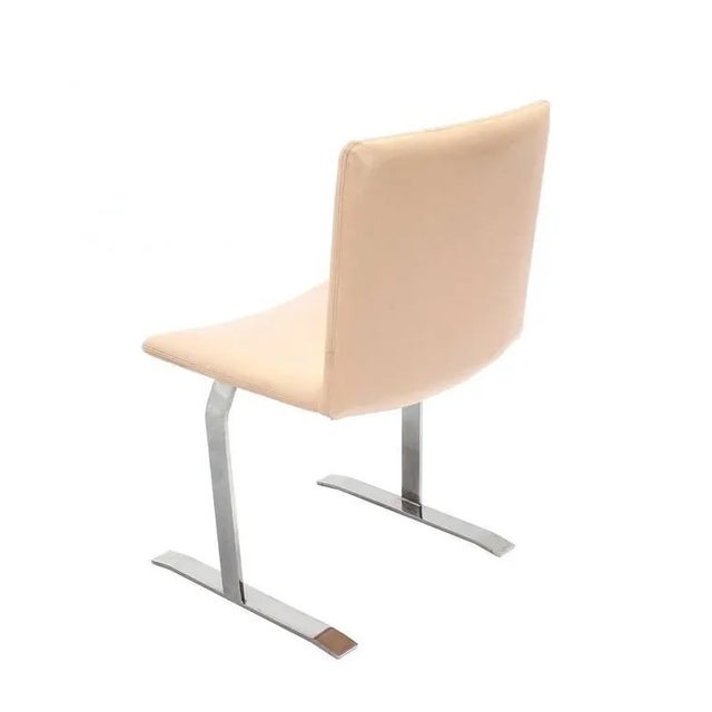 Chrome Base Mid Century Dining Chairs - Set of 4 For Sale - Image 9 of 11