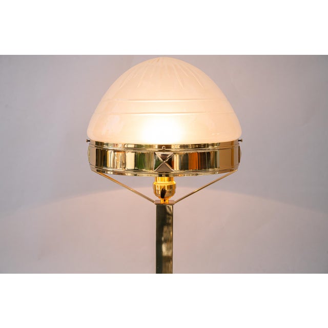 Art Deco Table Lamp with Glass Shade, Vienna, 1920s For Sale - Image 15 of 18
