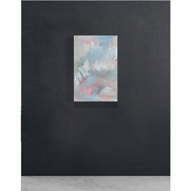 2020s "Clouds" by Trixie Pitts Abstract Expressionist Oil Painting For Sale - Image 5 of 11