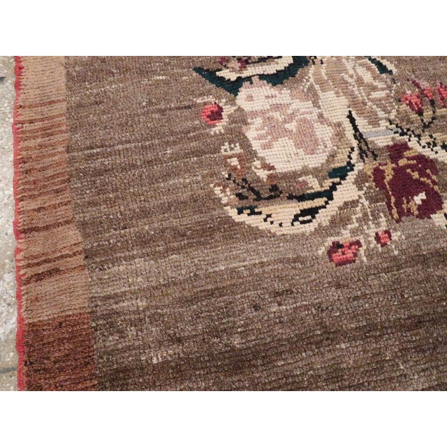 Rustic Galerie Shabab Collection Mid-20th Century Turkish Anatolian Throw Rug For Sale - Image 3 of 6
