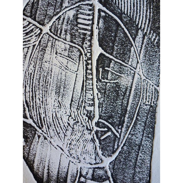 Michèle Correard, Visage joyeux, Etching For Sale - Image 3 of 6