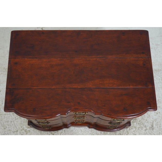Theodore Alexander Mahogany Block Front Bachelors Chest For Sale In Philadelphia - Image 6 of 16