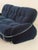 Part of the "Okay" series by Adriano Piazzesi for Mobili Tre D, this three-seat sofa has been newly upholstered in plush...