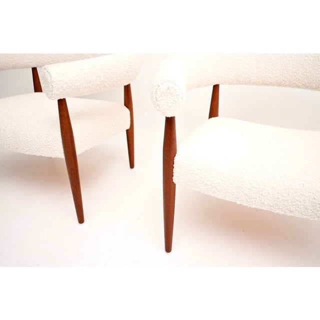 Vintage Danish Ring Chairs by Nanna Ditzel for Kolds Savvaerk, 1950, Set of 2 For Sale - Image 10 of 11