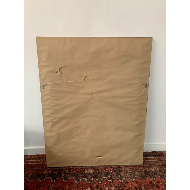 Figurative Oil on Canvas Painting of Farmer Woman by Well, Signed & Framed For Sale - Image 12 of 13