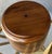 Burnt Umber Circa 1970/1980 Sleek & Chic Walnut Wood Ice Bucket With Attached Insulated Glass Insert For Sale - Image 8 of 18
