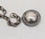 Mid-Century Modern Vintage 1950s Signed Napier Silvertone Round Charm Bracelet For Sale - Image 3 of 12