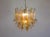 AVMazzega Murano Glass Amber Petals Chandeliers from Mazzega, 1970s, Set of 2 For Sale - Image 4 of 11