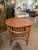 1990s Vintage Ethan Allen Round Rattan End Table For Sale - Image 9 of 9