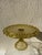Yellow Cake Stand Amber 19th C Early American Pattern Glass For Sale - Image 8 of 12