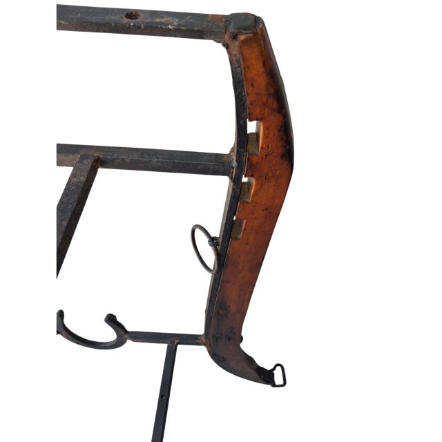 Wood 1920s High-End Sporting Heritage- Mid-Century Modern Jacques Adnet for Hermès-Inspired Equestrian Table. For Sale - Image 7 of 12