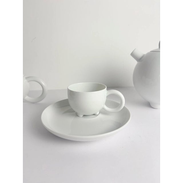 Vintage Coffee and Tea Set by Matteo Thun for Arzberg, 1989, Set of 7 For Sale - Image 6 of 10