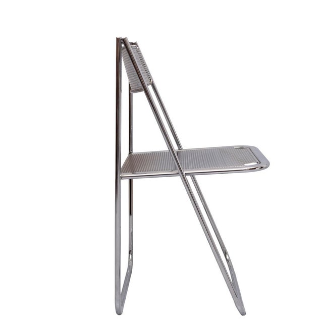 Mid-Century Modern Chrome Folding Chair from Arrben, Italy, 1970s For Sale - Image 3 of 14