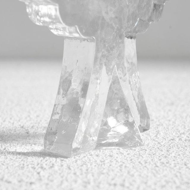 Mid-Century Glass Tree-Shaped Soliflore Vase, 1960s For Sale - Image 4 of 8