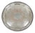 W.K. Cowan & Co. Round English Edwardian Silver Plated Footed Salver Tray For Sale