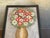 Persimmon Mid 20th Century Framed Floral Still-Life Painting - Signed For Sale - Image 8 of 14