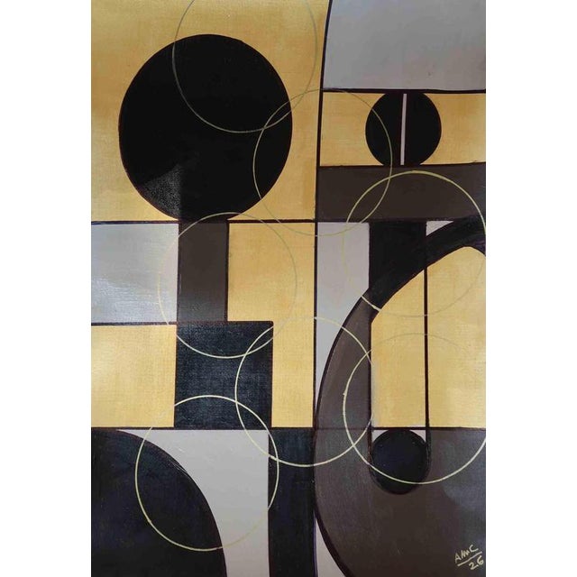 Anna Maria Caboni, Geometry 4, 2010s, Acrylic Painting For Sale