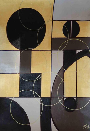 Anna Maria Caboni, Geometry 4, 2010s, Acrylic Painting