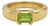 Natural Peridot Statement Ring • 925 Sterling Silver Minimalist Chunky Signet Unisex Ring Us 7 For Sale