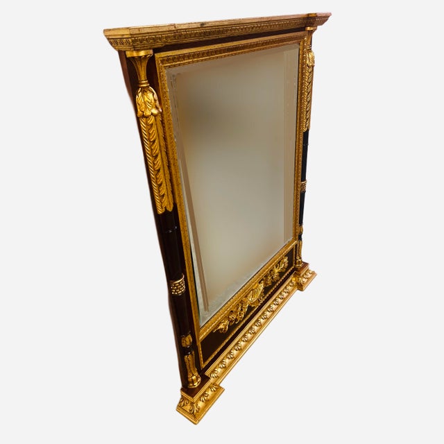 Neoclassical 1990s Neoclassical French Empire Mirror by LaBarge For Sale - Image 3 of 13