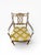 Silver Set of 4 Maitland-Smith Silver & Gold Leaf Armchairs With New Caning & Cushions For Sale - Image 8 of 17