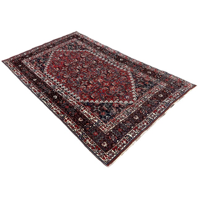Antique Qashqai Rug, 1890s For Sale - Image 3 of 18