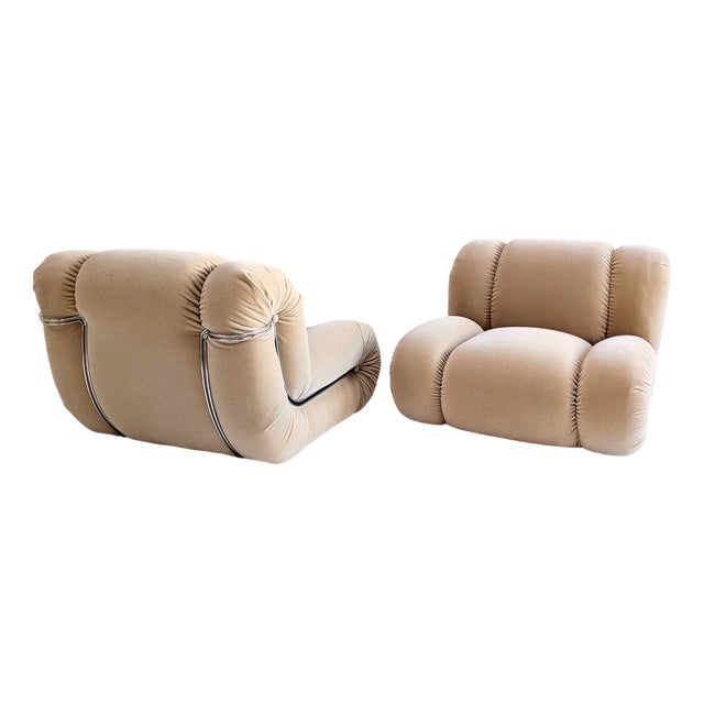 Velasquez Lounge Chair by Rino Maturi for Mimo Padova, 1970s For Sale