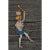 Traditional Antique Hooked Rug in Gray and Red With Pictorial Patterns - Rug & Kilim For Sale - Image 3 of 7