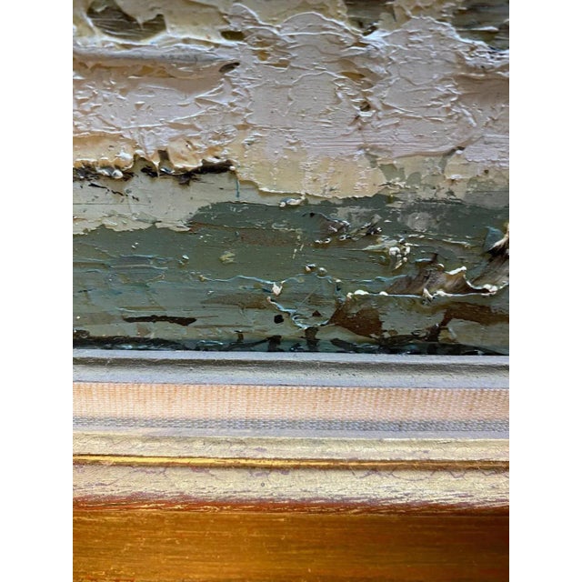 William Goliasch, Lac de Joux, Oil on Wood, 1974 For Sale - Image 4 of 9