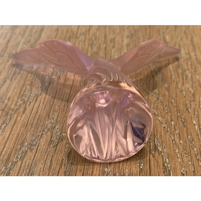 Pink Vintage Butterfly Figurine For Sale - Image 8 of 10
