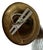 Circa 1920’s Original Painted Patina Holophane Bell Shade Wall Sconce For Sale In Los Angeles - Image 6 of 10