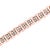 STUNNINGLY UNIQUE – What sets this sterling silver bracelet apart is the way each intricately detailed link fans out for a...
