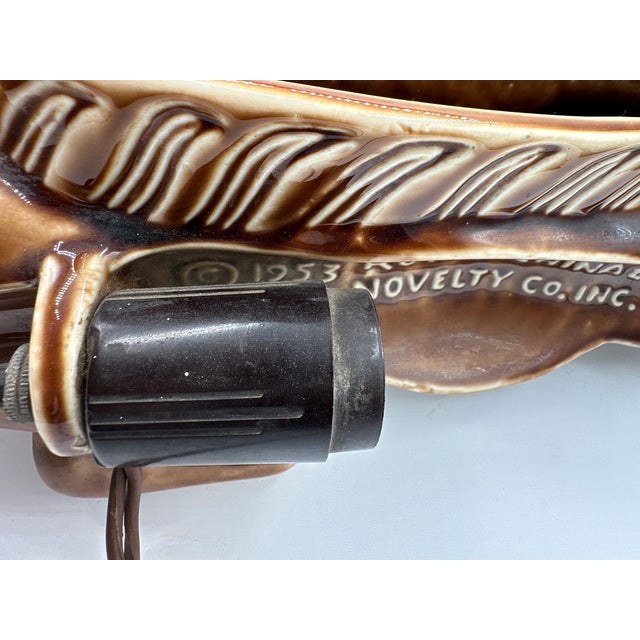 1950s Mid-Century Modern Stalking Panther Statue t.v. Lamp by Royal China & Novelty Co For Sale In Los Angeles - Image 6 of 11