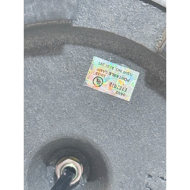 Vintage Brushed Brass Adjustable Pharmacy Floor Lamp, 63” For Sale - Image 10 of 10