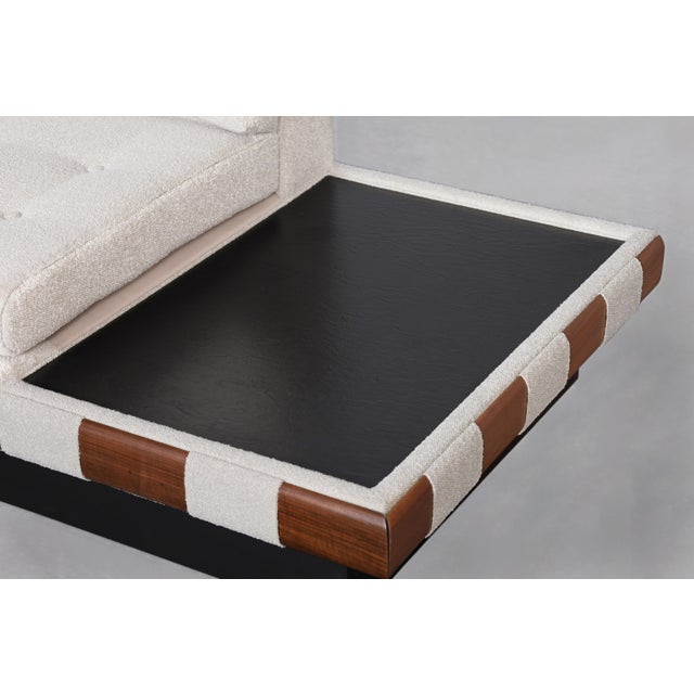 Vintage Walnut Sectional Sofa by Adrian Pearsall for Craft Associates For Sale - Image 10 of 14