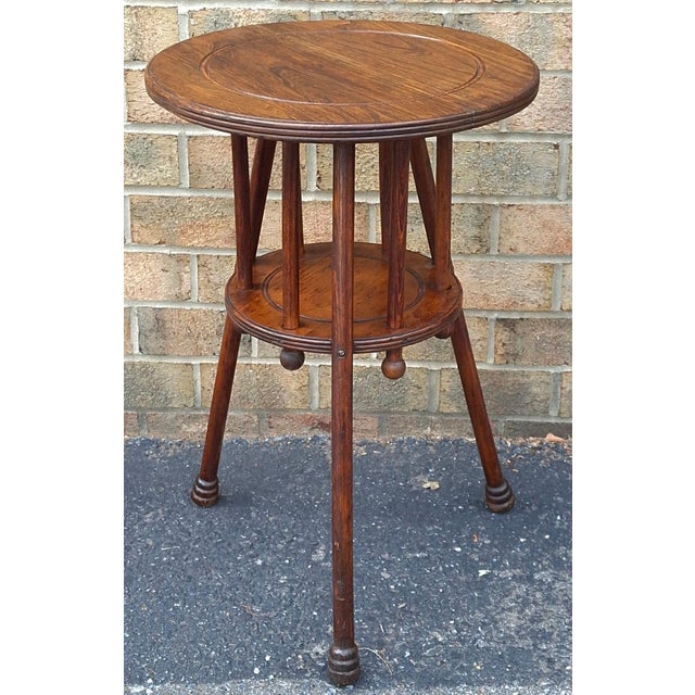 Late 19th Century Arts & Crafts Cricket Side Table For Sale - Image 4 of 8