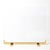 Metal Mid-Century Sculptural Polished Brass & Glass Fireplace Screen For Sale - Image 7 of 11