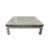 Chinese Distressed Gray Low Square Coffee Kang Table Stand For Sale - Image 4 of 5