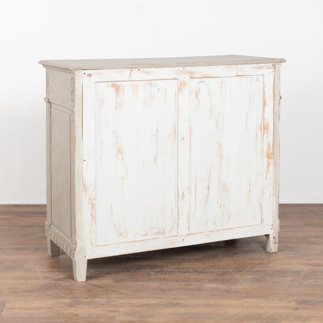 Late 19th Century Swedish Gray Painted Gustavian Style Sideboard Buffet For Sale - Image 17 of 17