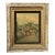 Decorative Antique European Landscape Print Housed in an Ornate Giltwood Frame With Age, Wear and Patina For Sale