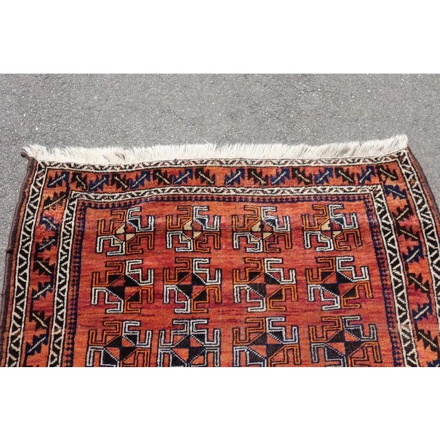 1930s Handmade Baluch Rug, 1930s For Sale - Image 5 of 9
