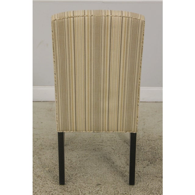 Crate & Barrel Set of 4 Crate & Barrel Modern Design Upholstered Dining Chairs For Sale - Image 4 of 13