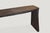 Contemporary Andrianna Shamaris Triple Burnt Teak Wood Console For Sale - Image 3 of 18