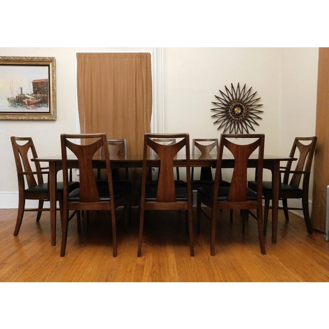 MidCentury Modern Kent Coffey Perspecta Dining Table & 8 Chairs Set