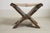 1940s Brutalist Folding Stool in Leather, 1950s For Sale - Image 5 of 18